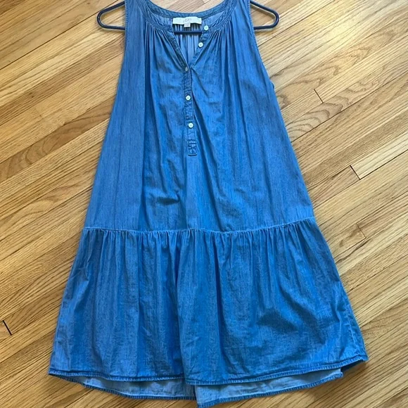 Loft denim summer dress - Picture 1 of 3